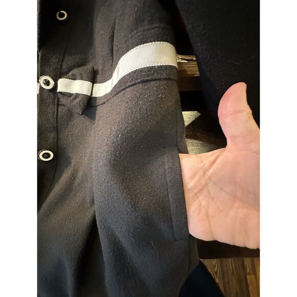 Olivia For Gymboree Black Pea Coat Size Small, 5-6‎ - Picture 5 of 6